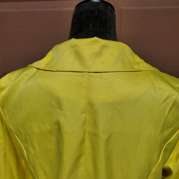 Yellow Oversized Open Front Blazer Jacket Women's Size Small NWOT - Picture 14 of 14